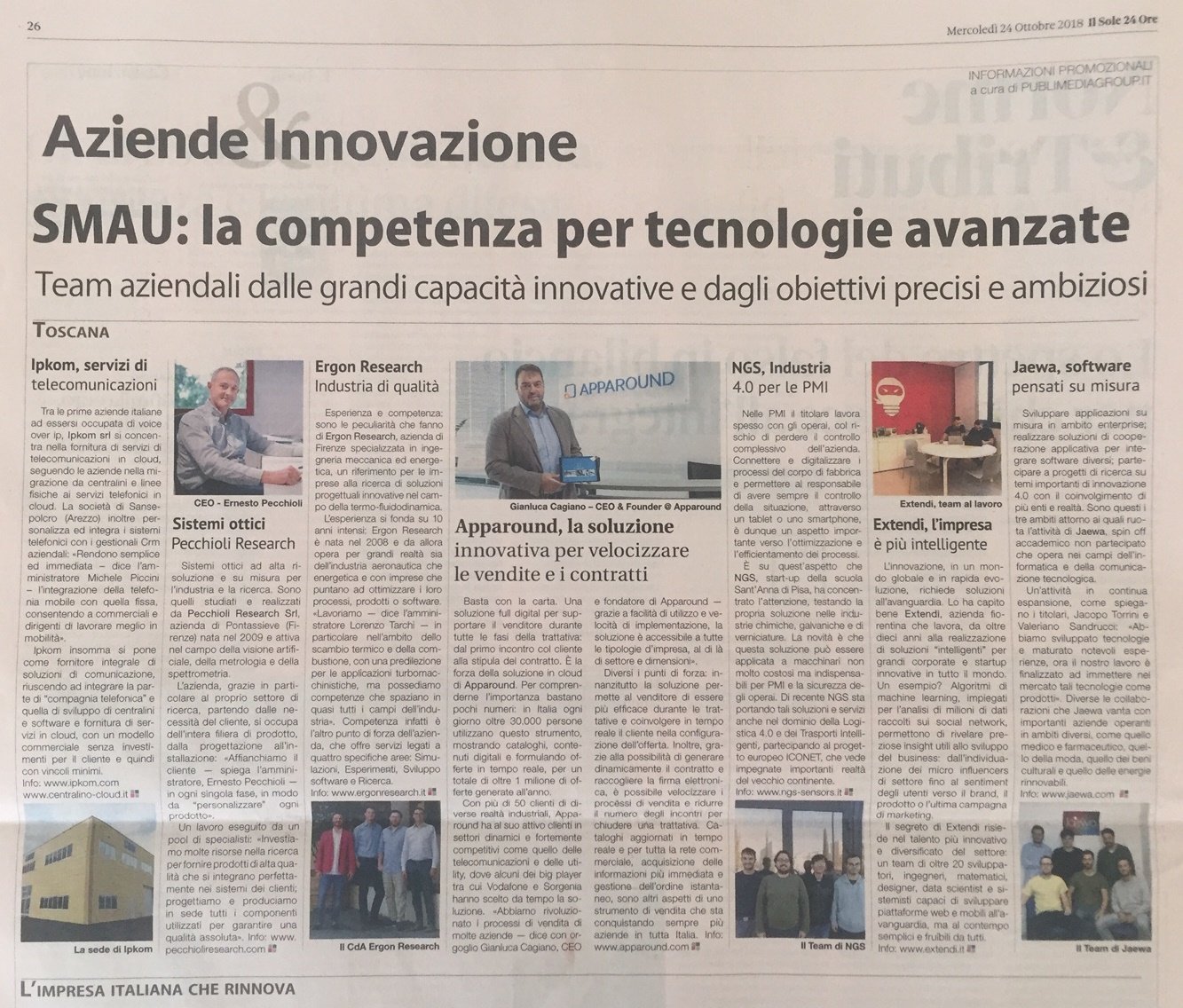 SMAU : IPKom Azienda Innovativa - Centralino-Cloud.it