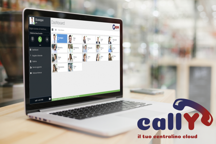 Dashboard - cally - il tuo centralino VoIP in cloud